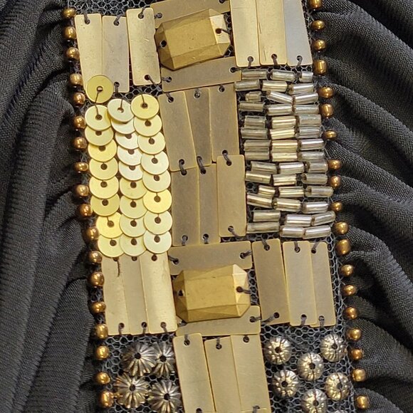 Jolibel Black Strapless Sequin Dress Size 10 - NWOT - Picture 5 of 13